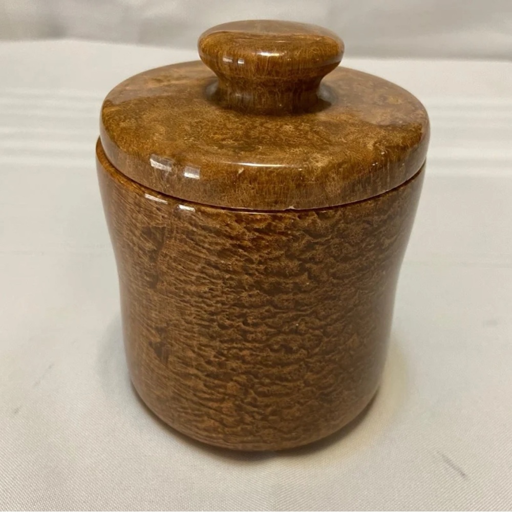 Genuine Marble Jar/ Canister With Lid - Perfect for Sugar, Butter etc.